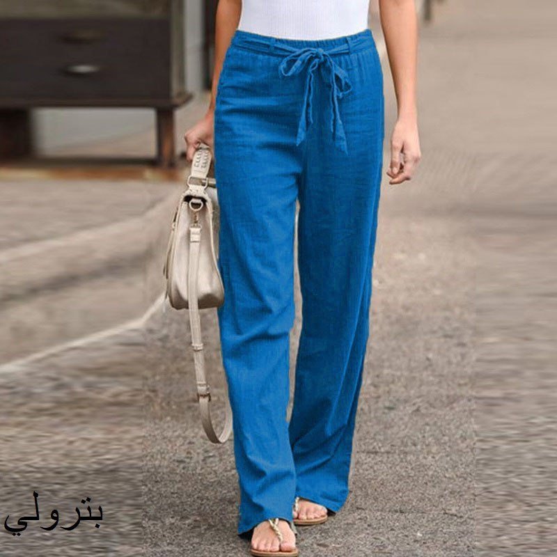 بنطلون كتان حريمي - chiffon