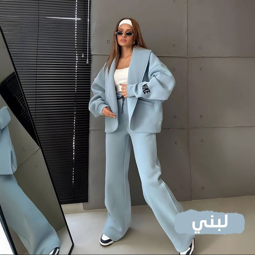 Nike Set ✔️ - chiffon Nike Set ✔️خامة ميلتون بيور تدفيكي طول الشتاءون سايز ✔تصميم عملي وشيك مناسب للكاجوال وخروحاتك السريعة✨