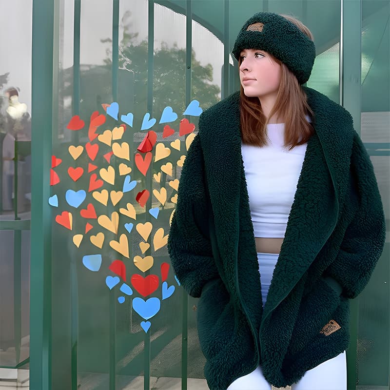 Nordic جاكت بندانه - chiffon