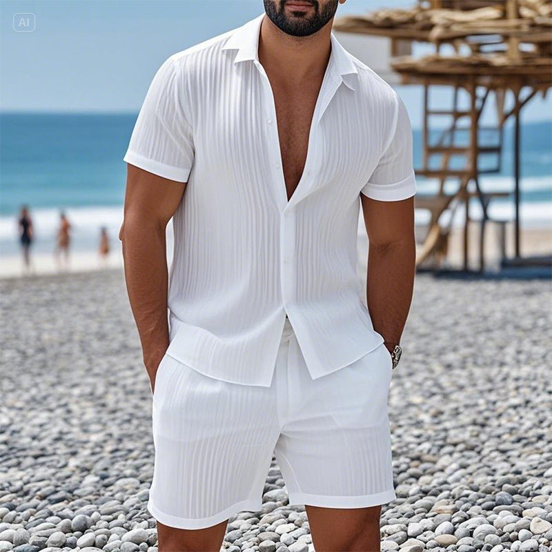 Summer Cool طقم - ستايل صيفي خفيف وعملي لإطلالة شيك - chiffon